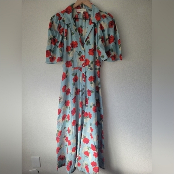 The GREAT. The bridge dress in watercolor rose, 1 ( small ) - Picture 5 of 10